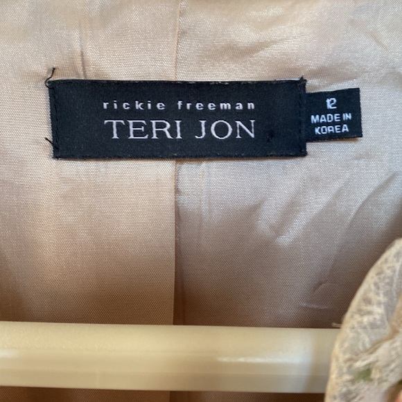 STUNNING RICKIE FREEMAN FOR TERRI JON BLAZER SIZE 12 . - Picture 7 of 16